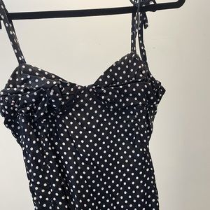 Zara BLACK AND WHITE POLKA DOT Body Suit 🎨 🌹✨